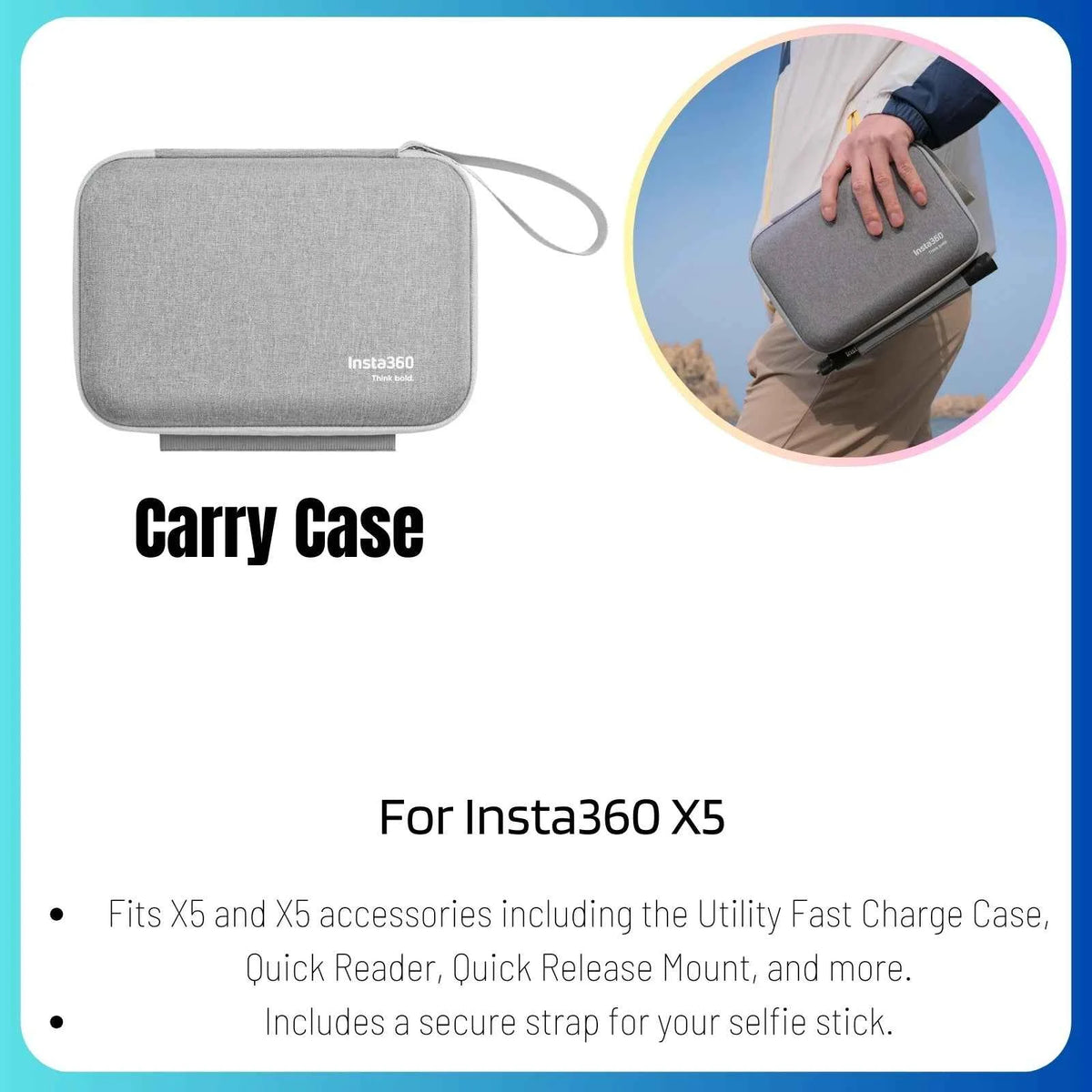 Insta360 X5 Original Accessories Collection Lens Cap Premium Guards Screen Protector Metal Frame Charging Case Battery Pack