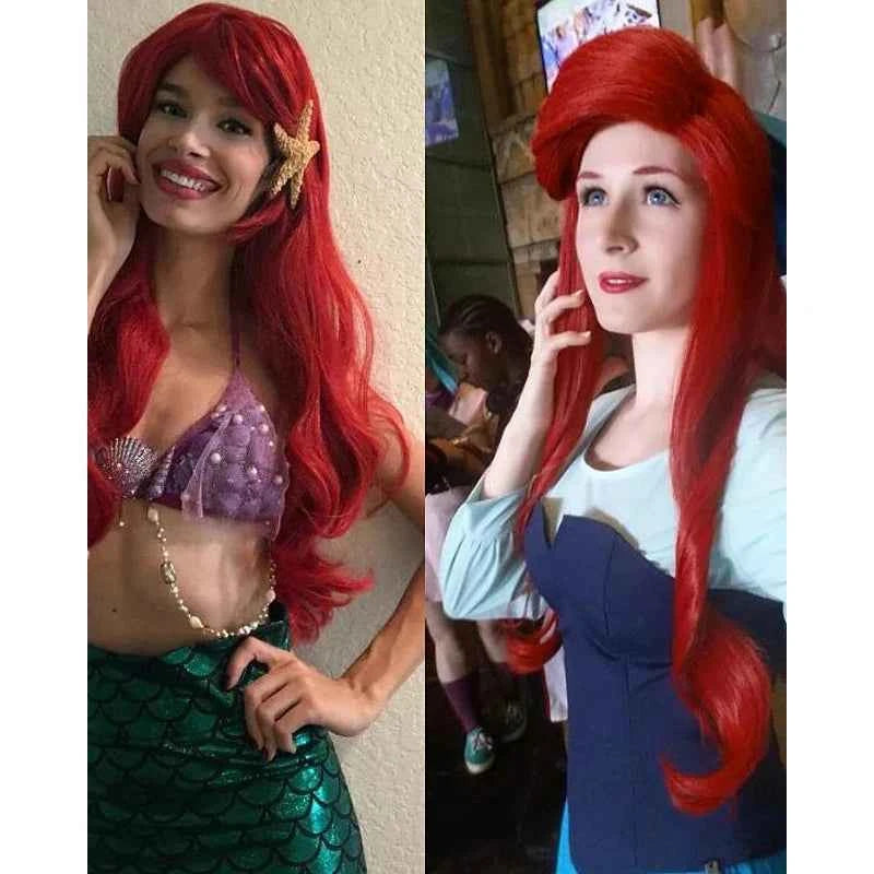 HAIRJOY LoL Seraphine Cosplay Wig KDA Cosplays Curly Pink Purple Green Wigs Heat Resistant Synthetic Hair