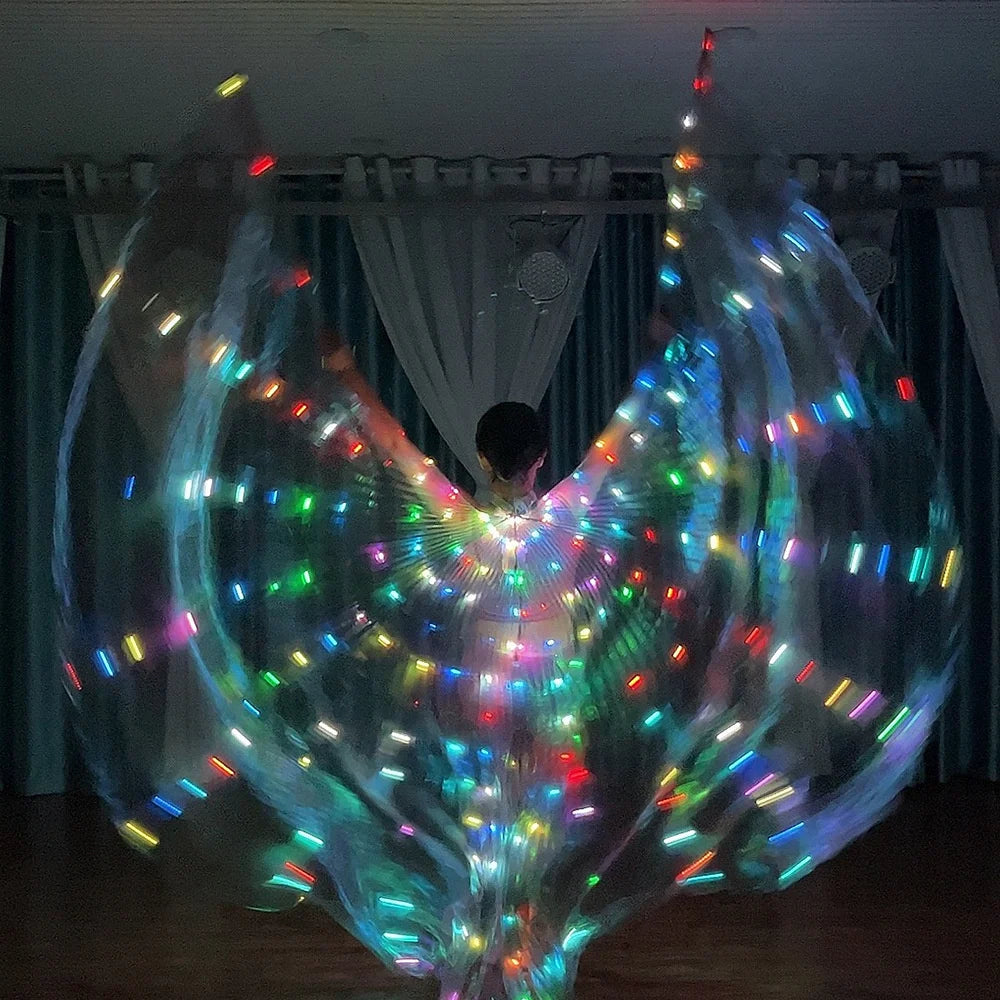 LED Isis Wings for Belly Dance & Performance