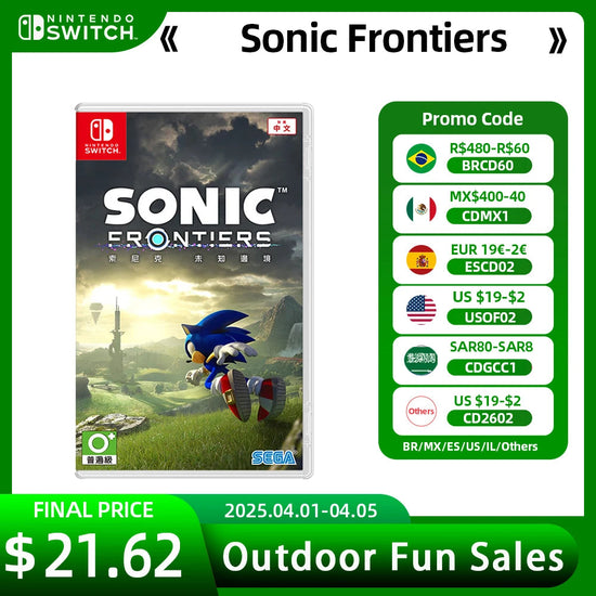 Sonic Frontiers Nintendo Switch Game Deals 100% Official Physical Game Card Action Genre for Switch OLED Lite Game Console SS69