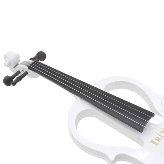 IRIN 4/4 Electric Violin Maple Body Silent Violin With Bow Case Headphone Cable Violin Shoulder Rest Aluminium Alloy Accessories