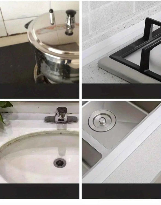 1roll White Stain Resistant PVC Waterproof Caulk Tape for Bathroom and Toilet, Self-Adhesive Sealant Strip for Wall, Sink, Floor