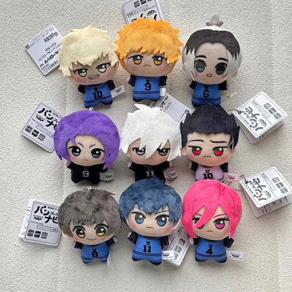 10cm New Blue Lock Plush Pendant KeyChain Isagi Yoichi Nagi Seishiro Mikage Reo Rin Itoshi Itoshi Sae Action Doll Toy Bag Gift SS69