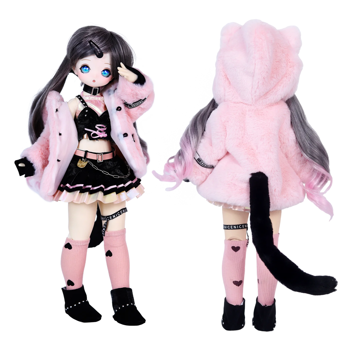 DBS 1/4 BJD Dream Fairy Resin Anime Character Cute Style tan skin and white skin 16 Inch Ball Full Set 40CM MSD Gift
