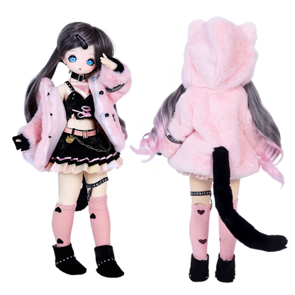DBS 1/4 BJD Dream Fairy Resin Anime Character Cute Style tan skin and white skin 16 Inch Ball Full Set 40CM MSD Gift