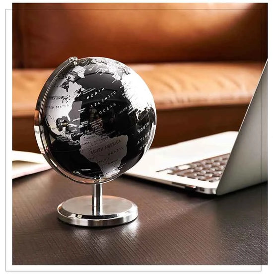 Home Decor Accessories Retro World Globe Modern Learning World Map Globe Kids Study Desk Decor Globe Geography Kids Education