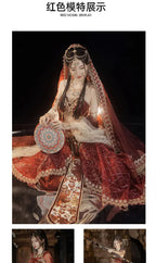 2025 chinese characteristic dunhuang feitian hanfu exotic princess folk dance suit travel photography hanfu clothes+accessories SS69