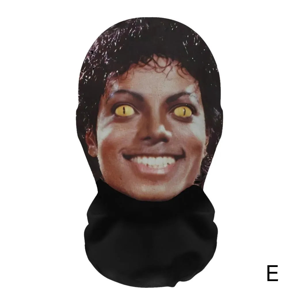 Breathable Mesh Full Face Mask for Cosplay & Parties