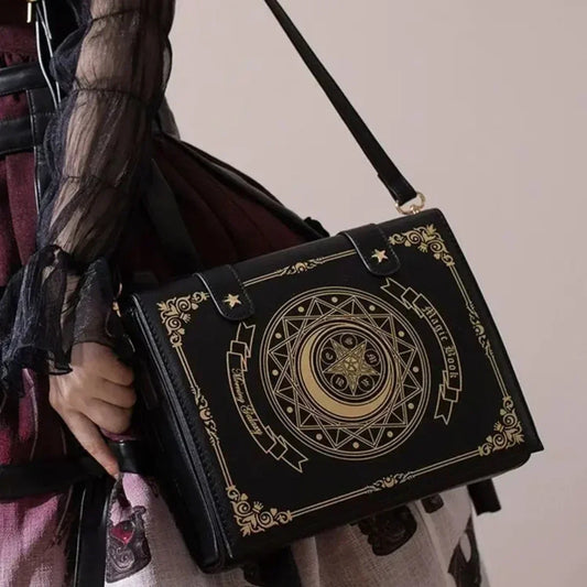 SS69 Harajuku Vintage Shoulder Bag, Y2K Gothic Square Messenger Tote