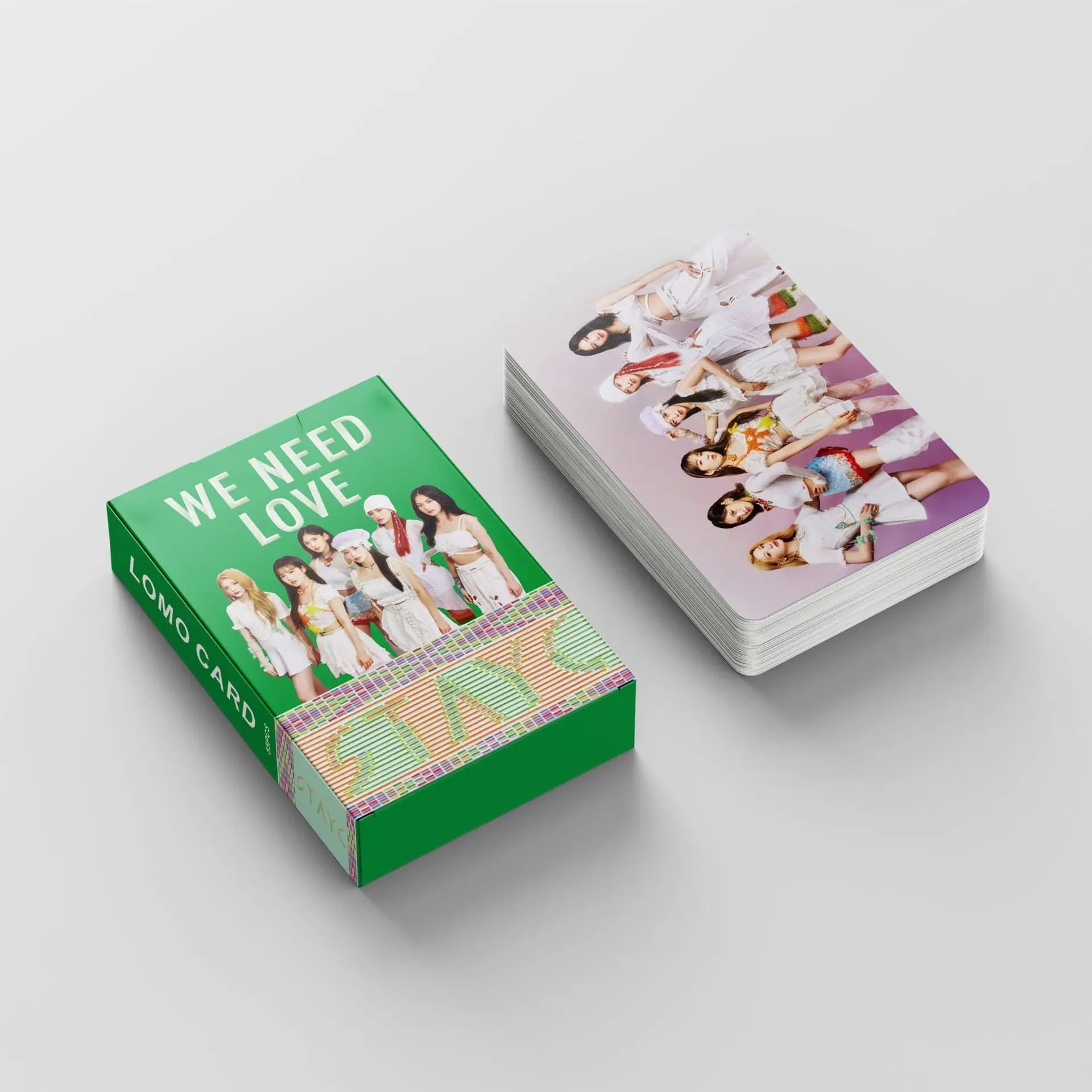 50 Cards / Set Stayc New Album Laser Card Lomo Card Girl Group Print Photo Card Beautiful Photo Fan Girl Gift Small Card Kpop SS69