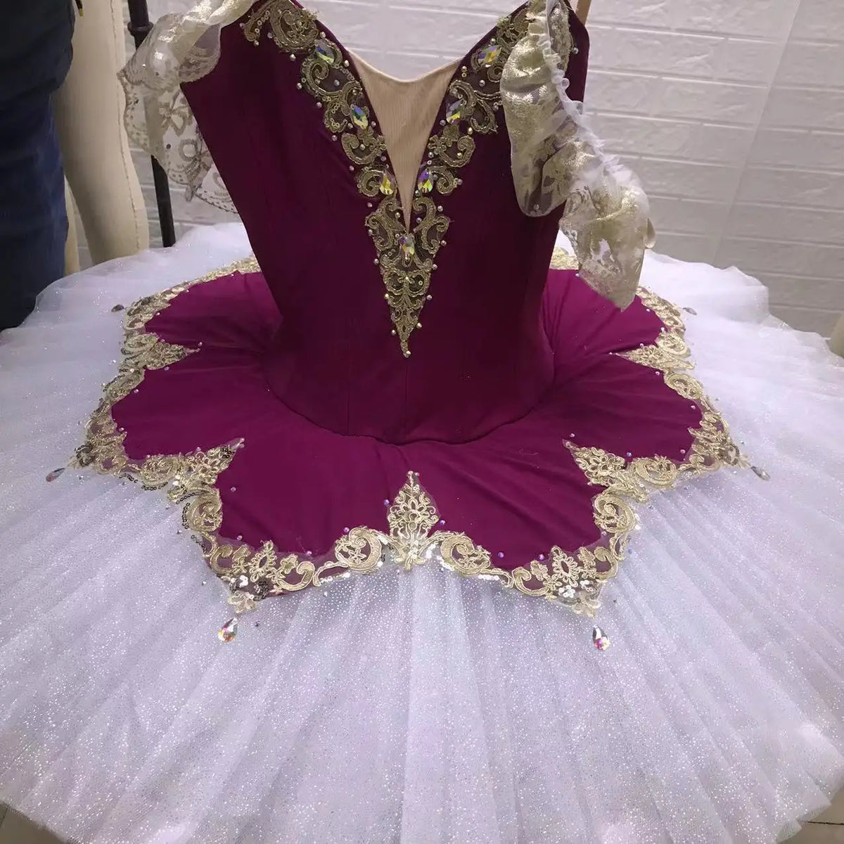 SS69 Professional Classical Pancake Ballet Tutu with 9-Layer Stiff Tulle