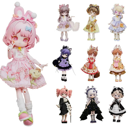 New Come4free Miniy The Jungle Book Series Ob11 1/12 Bjd 20cm Movable joint doll Anime Figures Dolls Mystery Box Boy Girls Gifts SS69