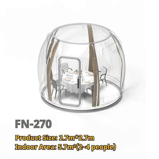 Outdoor Bubble Camping Transparent Starry Sky Dome Tent Igloo Tent Waterproof PC Dome Tent  5 years free warranty