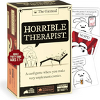 "Terrifying Therapist" card game. A tabletop toy for family gatherings and parties. Gifts for New Year and Christmas.