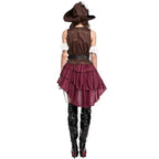 Yipin Shang Women's Pirate Costume Set with Hat and Belt