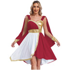 Women's Ancient Greek Goddess Chiffon Cosplay Dress