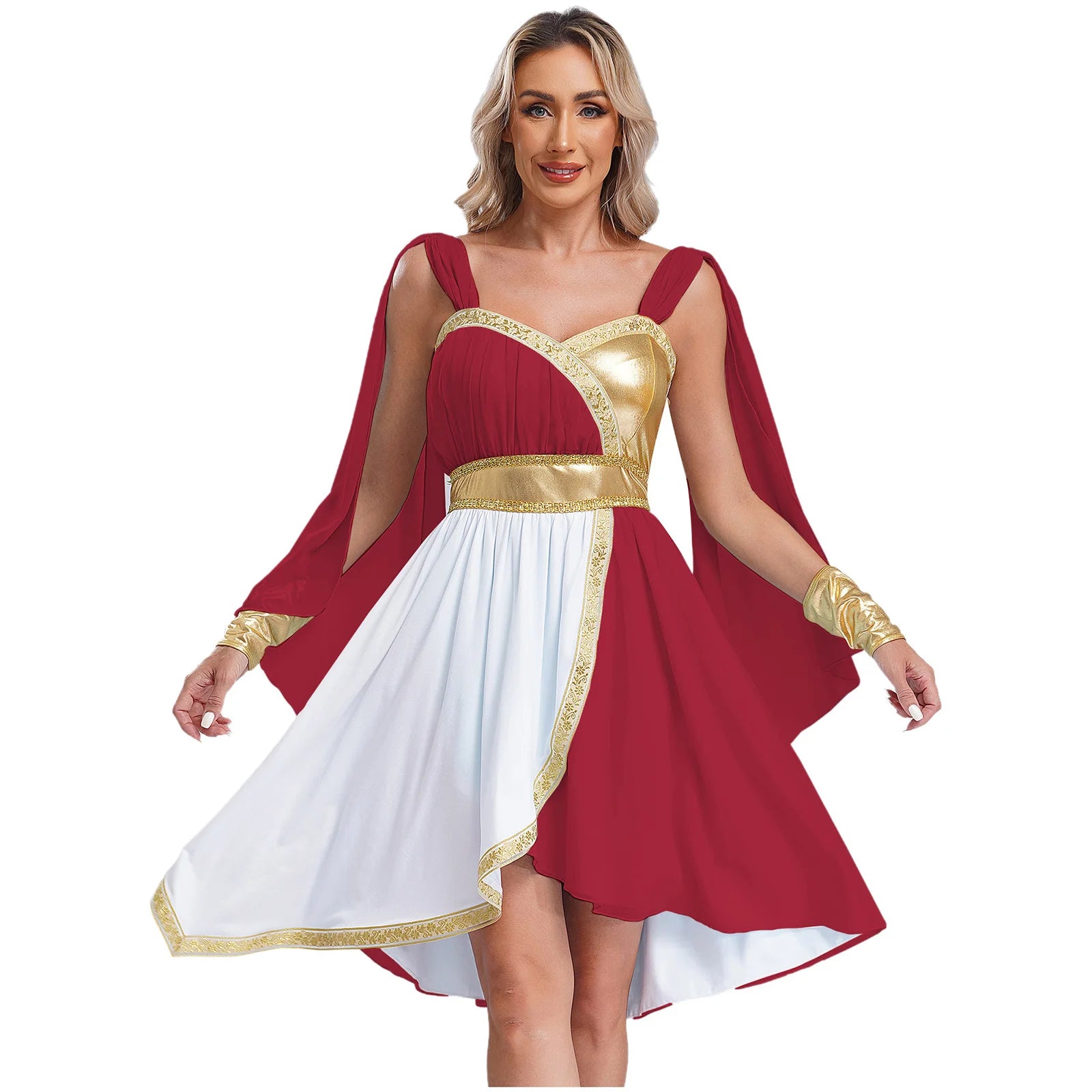 Women's Ancient Greek Goddess Chiffon Cosplay Dress