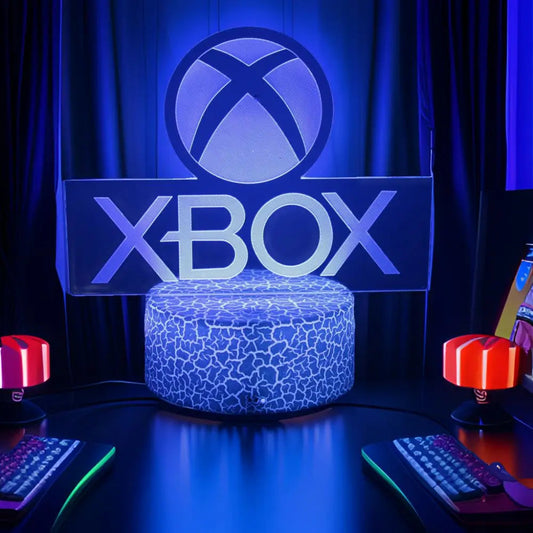 NEON GAMER 3D Lamp LED Night Light Gaming Setup RGB Children's Lamps Gamer Room Decoration Bedroom Table Lamp Personalized Gifts SS69