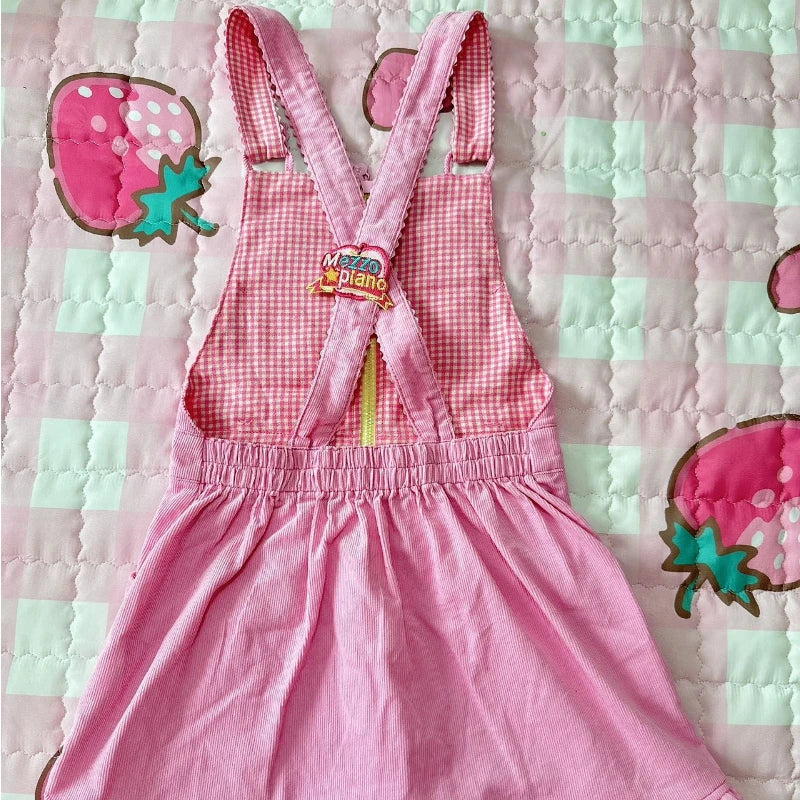 Sweet Lolita Style Strap Dress Women Cute Bunny Cartoon Embroidery Kawaii Party Mini Dress Female Korean Fashion Princess Dress SS69