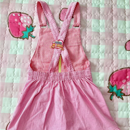 Sweet Lolita Style Strap Dress Women Cute Bunny Cartoon Embroidery Kawaii Party Mini Dress Female Korean Fashion Princess Dress SS69