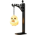 Novelty Hanging Animal Bookend Lamp Magic Owl Bird Metal Book End Stand With Glowing Hanging Ornament Light For Bookshelf Gift