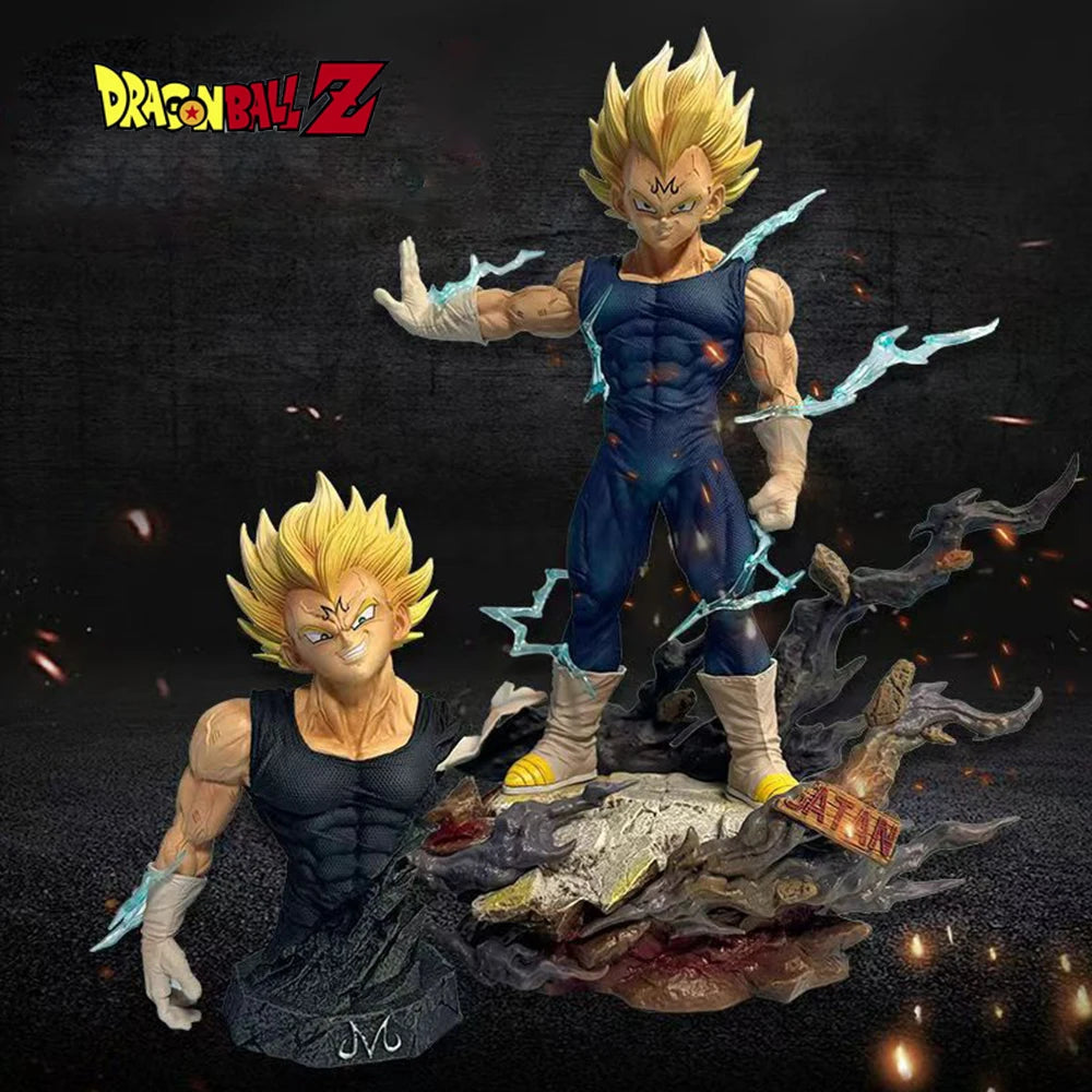 Dragon Ball Z Figure Majin Vegeta Anime Figurine 22cm PVC Action Figures Decoration Collection Model Toys Kids Christmas Gifts SS69