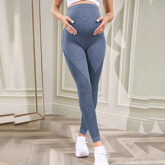 Pregnant Women's Thin Bottoming Pants Spring And Summer New Maternity High Elastic Belly Support Pants