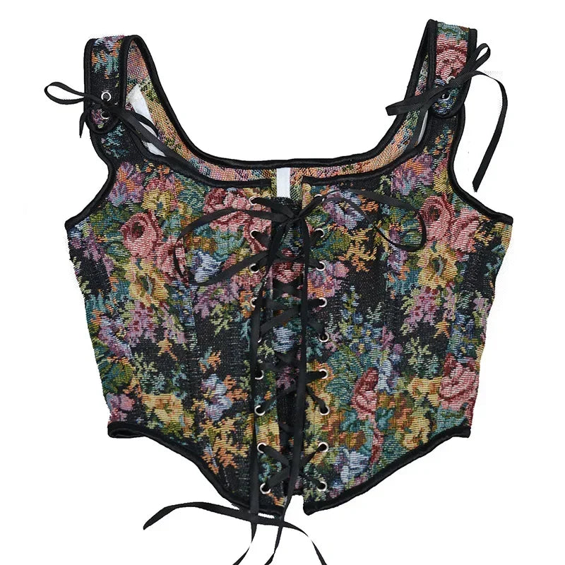 VISIVANEC Lolita Corset Tank Top Women's Slimming Bustier