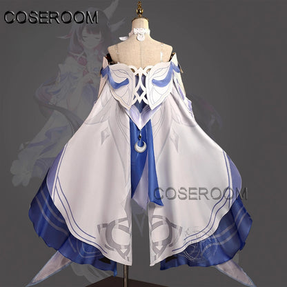 Genshin Impact Columbina Cosplay Costume Set Polyester Uniform for Women