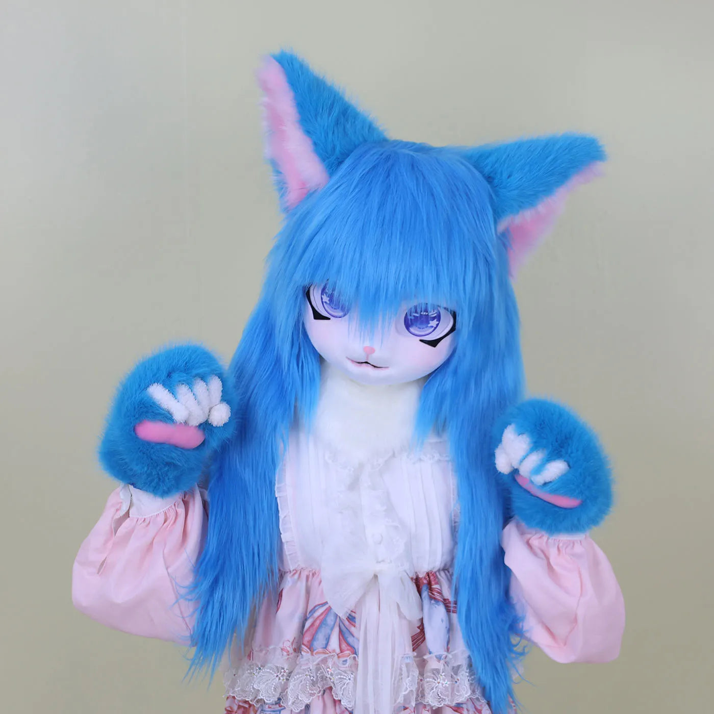 Furry Kigurumi Animal Cosplay Mask - Polyester Costume Head