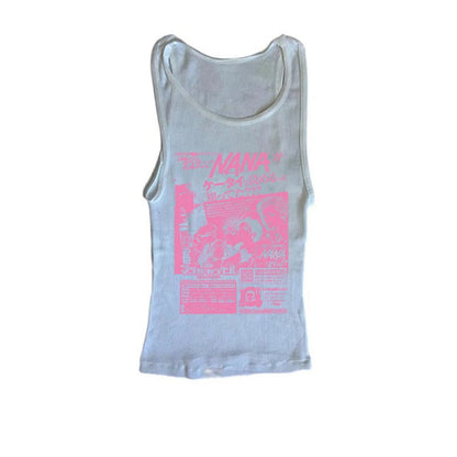 Y2k Nana Osaki Graphic T Shirts  Casual Harajuku Streetwear Japanese Clothes Fashion Rock Punk Sleeveless Tanks & Camis Coquette SS69 17.69 White4 / M