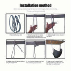 Outdoor Thickened Canvas Hammock/hammock accessories，Camping Outdoor Swing Net Hed Anti Rollover Striped Hanging Chair Hammock