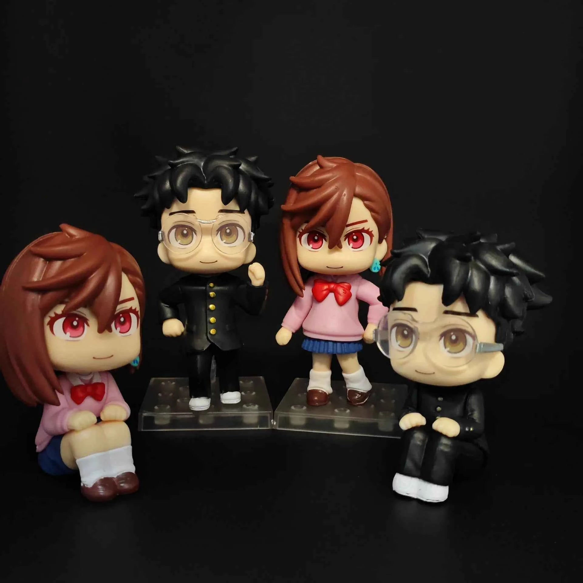 Dandadan Ken Takakura Anime Figure Okarun Action Figure Takakura Ken/Ayase Momo Figurine Collectible Model Doll Toys Gifts