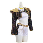Black Golden Costume Set Cute Dress Up Outfit Halloween Party Cosplay Roleplay Uniform Performance Birthday Fancy Dress