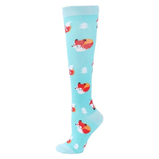 Compression Socks Varicose Veins Blood Circulation Pregnancy 20-30mmhg Nurse Socks Men Women Marathon Golf Cycling Sports Socks