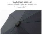 Umbrella Extra Large Ten Bone Large Double Umbrella Triple Large Folding Sunshade Umbrella Men's and Women's Business Umbrella T
