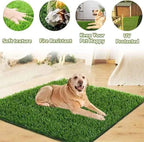 Aritificial Realistic Grass Pad, Simulation Pet Lawn Mats, Thick Synthetic Fake Mat For Outdoor Garden Patio Landscape Dog Pet S