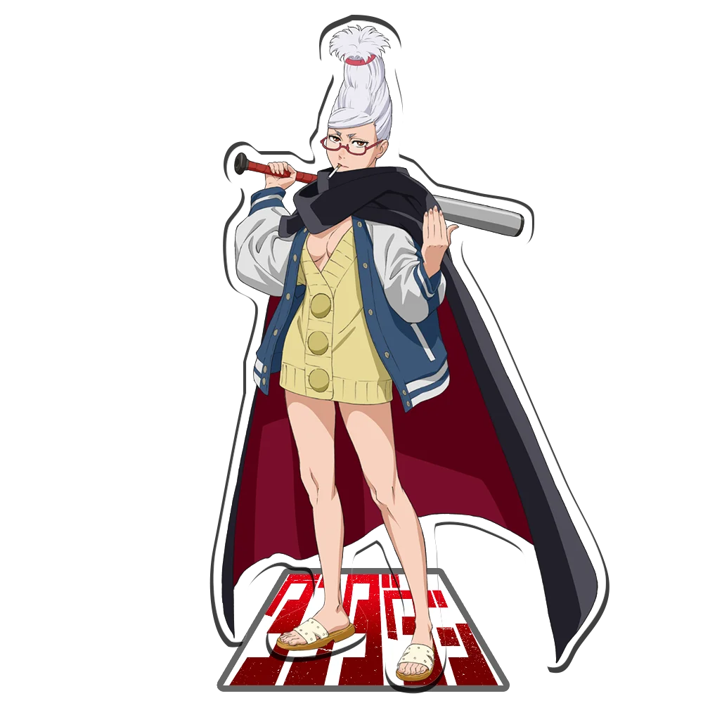 Anime Dandadan Momo Acrylic Keychain Stand Model Plate Fans Bag Gift Figure Display Fashion Cosplay Ornaments Decoration 15cm SS69