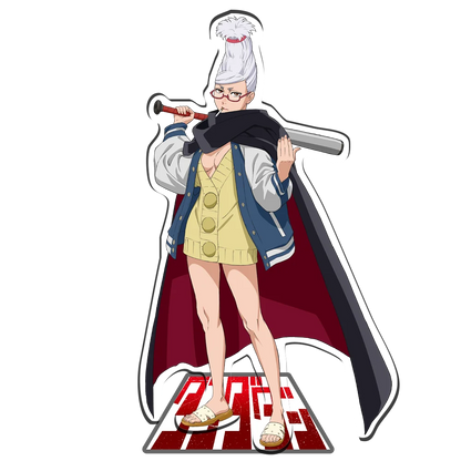 Anime Dandadan Momo Acrylic Keychain Stand Model Plate Fans Bag Gift Figure Display Fashion Cosplay Ornaments Decoration 15cm SS69