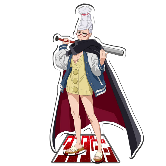 Anime Dandadan Momo Acrylic Keychain Stand Model Plate Fans Bag Gift Figure Display Fashion Cosplay Ornaments Decoration 15cm SS69