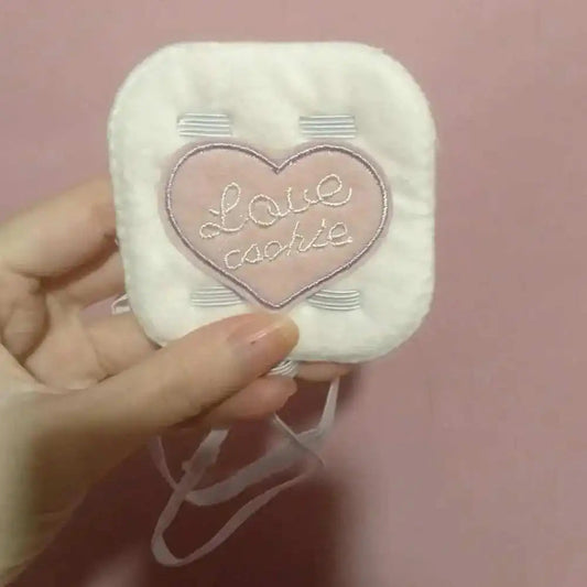 Women Lolita Gothic Eye Mask Pink Heart Shape With Letter Printing One-eye Eyewear Girls  Props Cosplay Anime Accessories SS69