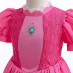 DOCHEER Girls Puff Sleeve Princess Ball Gown Costume