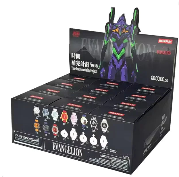 Original Boxfun Eva Evangelion The Final Mission Series Wrist Watch Blind Box Asuka Anime Peripheral Ornament Birthday Gifts Toy