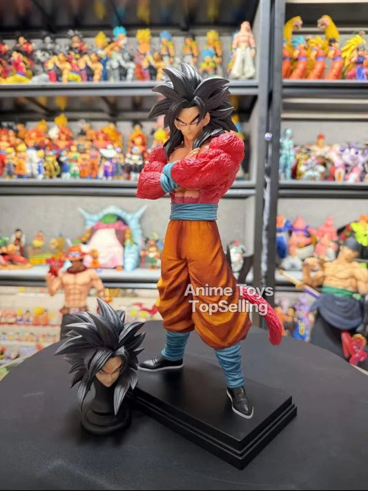 Anime Dragon Ball Figure Super Saiyan 4  Son Goku Statue PVC Collection Model Toys Gifts SS69
