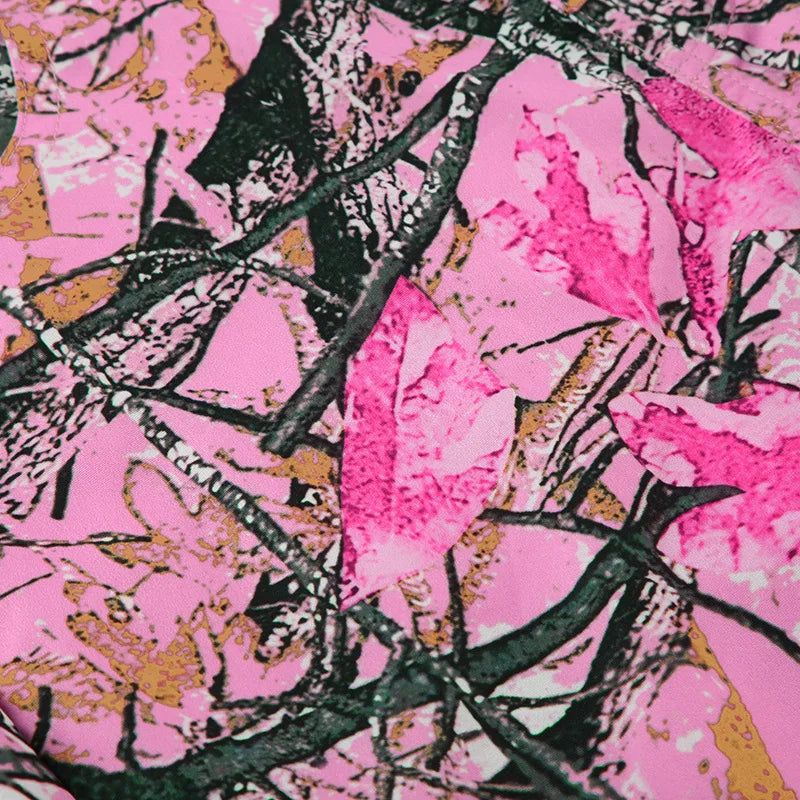 Women's new branch small camo high waisted bell bottoms Spice Girl street personality fashion casual pants SS69