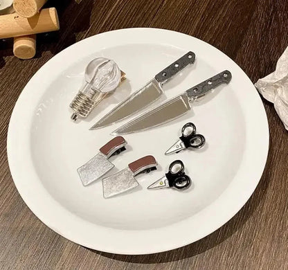 New Creative Weird Knife Hair Clips For Women Funny Hairpins Girls Hairclip Punk Barrette Hairpins Headwear Hair y2k Accessories SS69