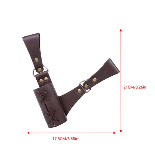 SS69 Medieval Knight Sword Sheath and Belt for Cosplay Faux Leather Scabbard
