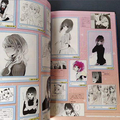 Anime Oshi No Ko Vol.1 Japan Picture album Book Idol Manga Cartoon Comic Collection Book Japanese illustrations Art book SS69