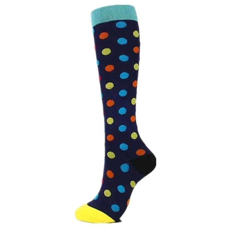Compression Socks Varicose Veins Blood Circulation Pregnancy 20-30mmhg Nurse Socks Men Women Marathon Golf Cycling Sports Socks