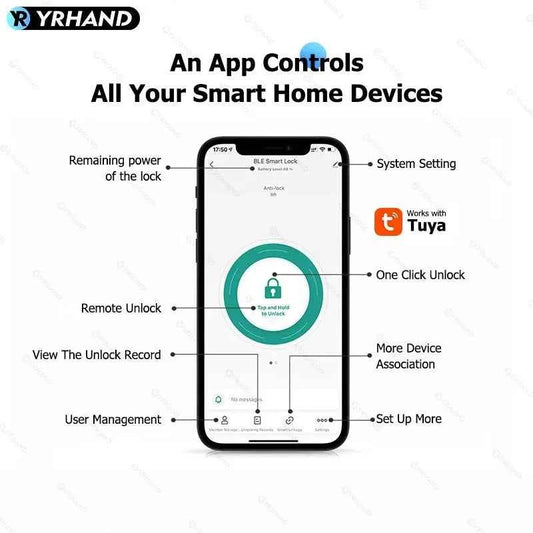 TTlock Smartkey Lock Box Home Key Wireless Smartlock Box Electronic Key Box App Digital Code Bluetooth Key Safe Padlock for Host